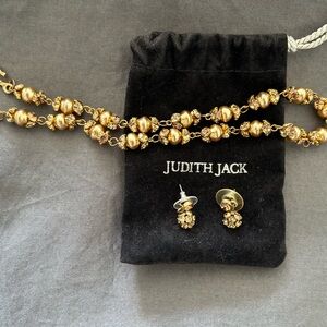 Judith Jack earrings and necklace set.